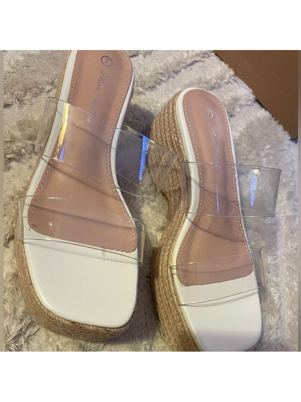 Women Platform Espadrille Sandals Size 7